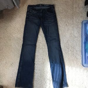 7 for all Mankind bootcut maternity jeans size 27